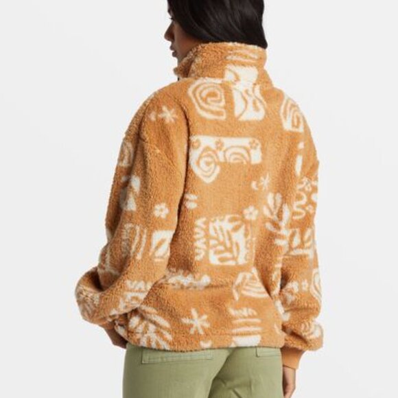 Billabong Time Off Half-Zip Fleece Pullover - Shoreline - Size L NWT - Picture 5 of 6